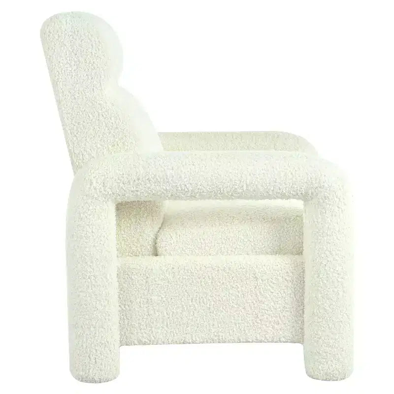 Fauteuil inclinable d'appoint rembourré avec dossier réglable de 31 po de largeur