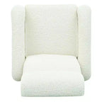 Fauteuil inclinable d'appoint rembourré avec dossier réglable de 31 po de largeur