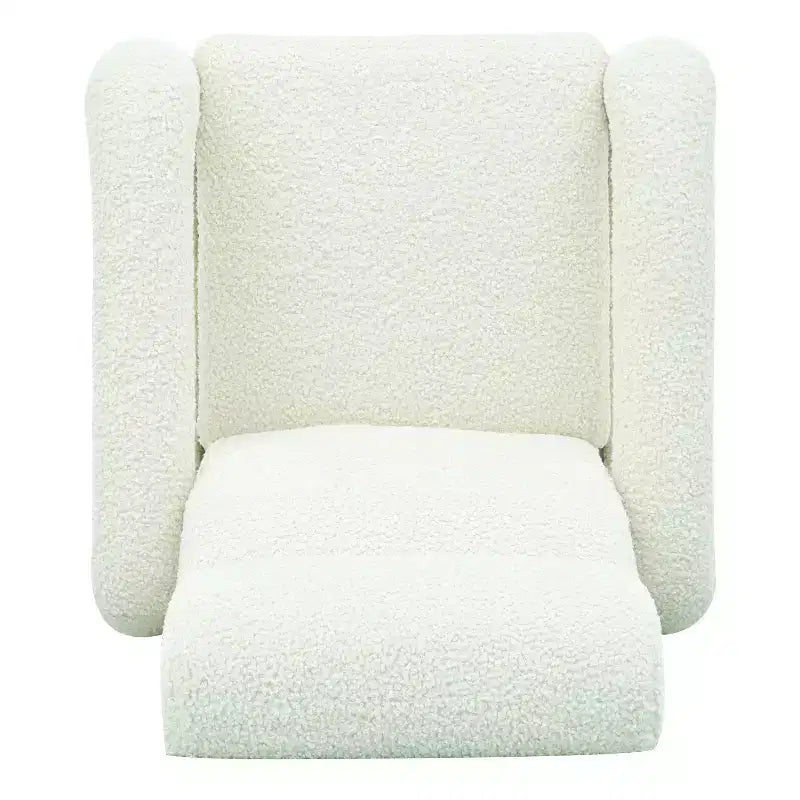 Fauteuil inclinable d'appoint rembourré avec dossier réglable de 31 po de largeur