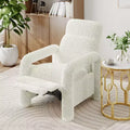 Fauteuil inclinable d'appoint rembourré avec dossier réglable de 31 po de largeur