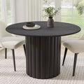 PexFix 46 Round Solid Wood Dining Table Kitchen Tables