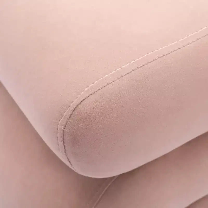 Repose-pieds ottoman 20W en velours en forme de S, repose-pieds d'appoint moderne