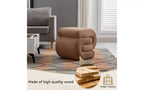 Repose-pieds ottoman 20W en velours en forme de S, repose-pieds d'appoint moderne