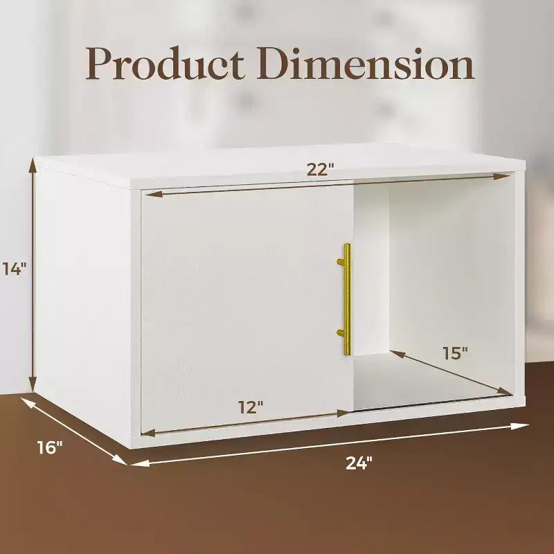 Organisateur de rangement cube avec porte coulissante, étagère empilable et système de casiers modulaires