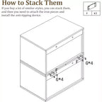 Organisateur de rangement cube avec porte coulissante, étagère empilable et système de casiers modulaires