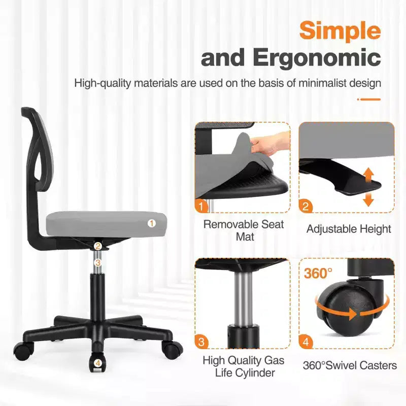Chaise de bureau professionnelle Urban - Mécanisme de soutien activé par le poids