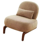 Fauteuil de lecture moderne et mignon sans accoudoirs pour salon, chambre ou balcon