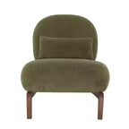 Fauteuil de lecture moderne et mignon sans accoudoirs pour salon, chambre ou balcon