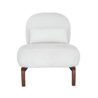 Fauteuil de lecture moderne et mignon sans accoudoirs pour salon, chambre ou balcon
