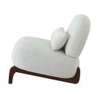 Fauteuil de lecture moderne et mignon sans accoudoirs pour salon, chambre ou balcon