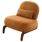 Fauteuil de lecture moderne et mignon sans accoudoirs pour salon, chambre ou balcon