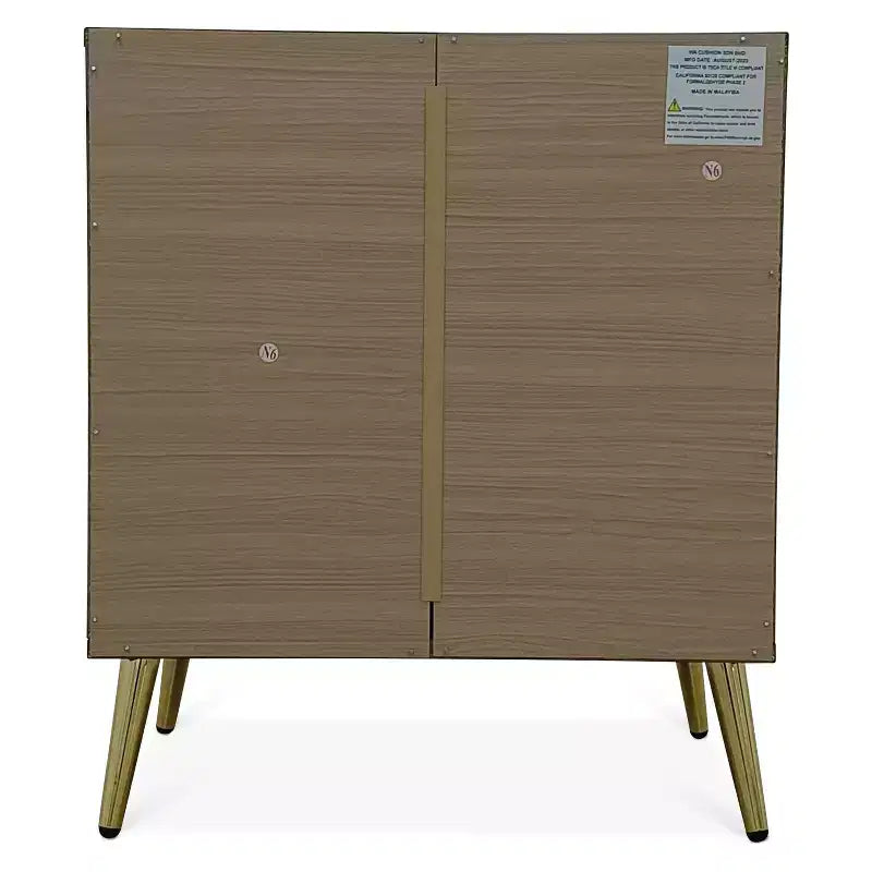Table de chevet moderne Everett noire avec rangement