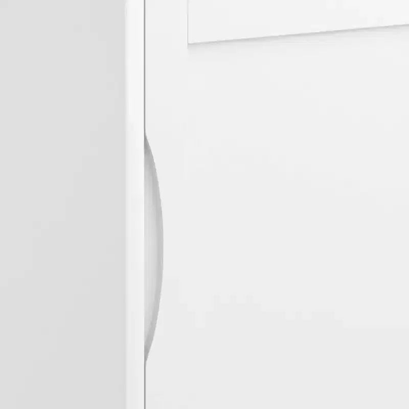 Meuble bas Pearson, blanc, meuble d'appoint moderne pour salon