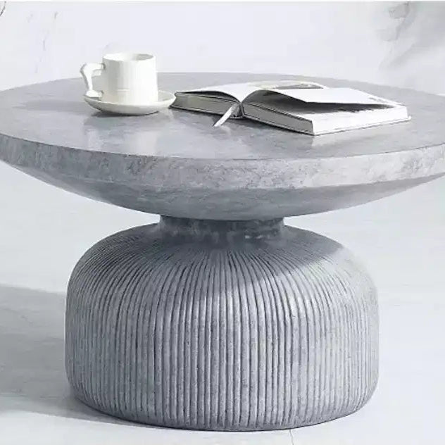 30.12" Laddie Coffee Table Weathered Gray Finish - Acme Furniture