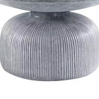 Table basse de style Laddie de 76,5 cm, finition gris patiné
