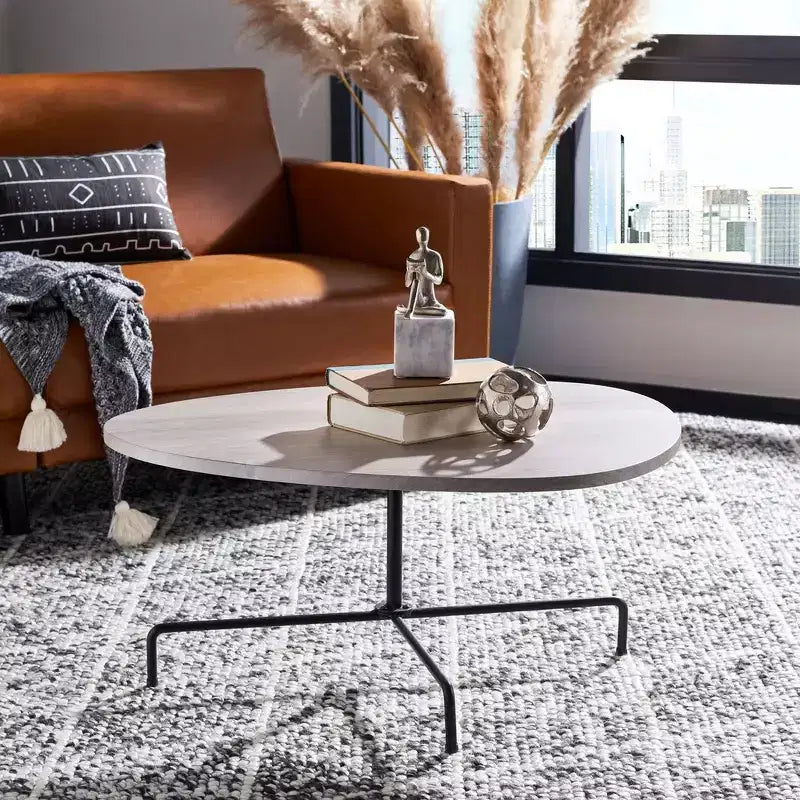 Table basse trépied Berlin, table d'appoint moderne avec pieds trépied