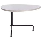Table basse trépied Berlin, table d'appoint moderne avec pieds trépied