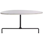Table basse trépied Berlin, table d'appoint moderne avec pieds trépied
