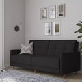 Canapé-lit futon convertible Coil, canapé-lit avec dossier réglable, couchage moderne pour salon
