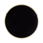 Miroir mural rond en bois avec cadre décoratif, miroir à suspendre pour la décoration intérieure