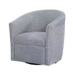 Fauteuil pivotant, fauteuil pivotant moderne rembourré à 360° pour salon
