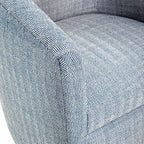 Fauteuil pivotant, fauteuil pivotant moderne rembourré à 360° pour salon