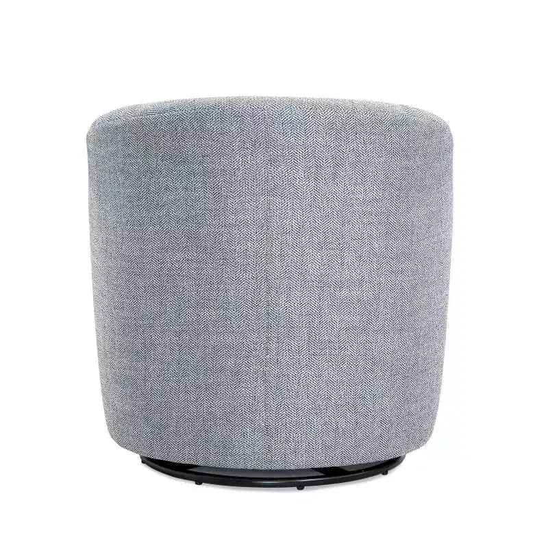Fauteuil pivotant Lynton, fauteuil pivotant moderne rembourré à 360° pour salon