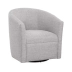 Fauteuil pivotant, fauteuil pivotant moderne rembourré à 360° pour salon
