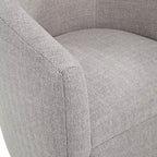 Fauteuil pivotant, fauteuil pivotant moderne rembourré à 360° pour salon