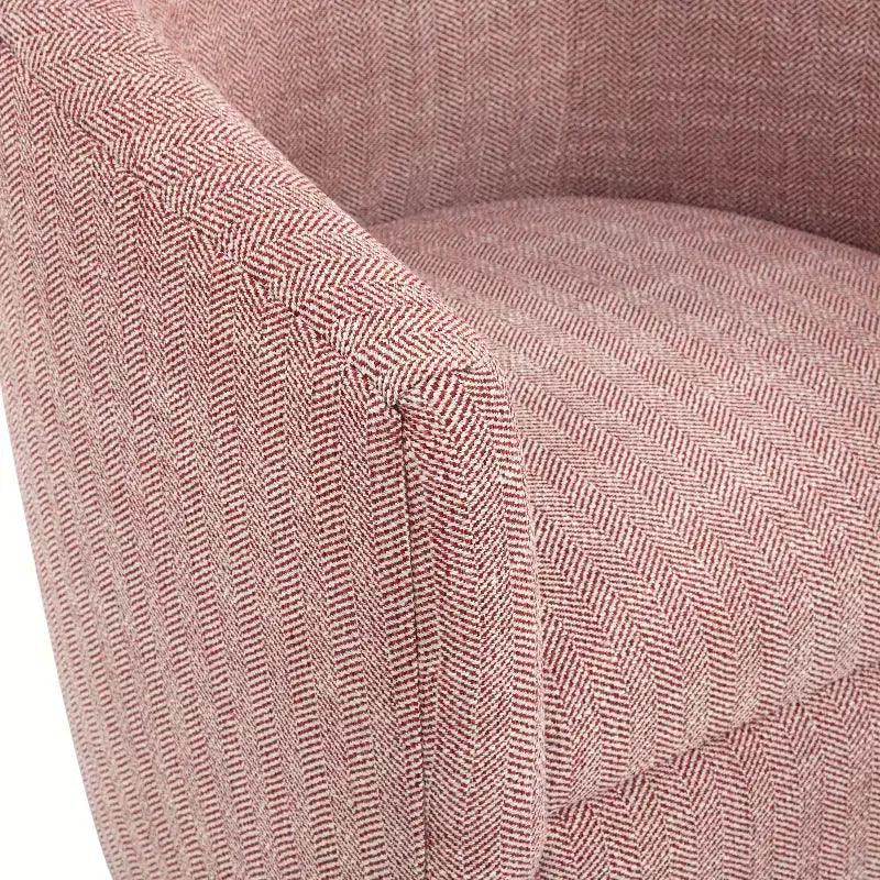 Fauteuil pivotant Lynton, fauteuil pivotant moderne rembourré à 360° pour salon
