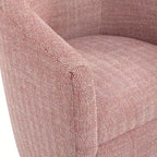 Fauteuil pivotant, fauteuil pivotant moderne rembourré à 360° pour salon
