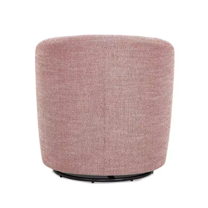 Fauteuil pivotant Lynton, fauteuil pivotant moderne rembourré à 360° pour salon