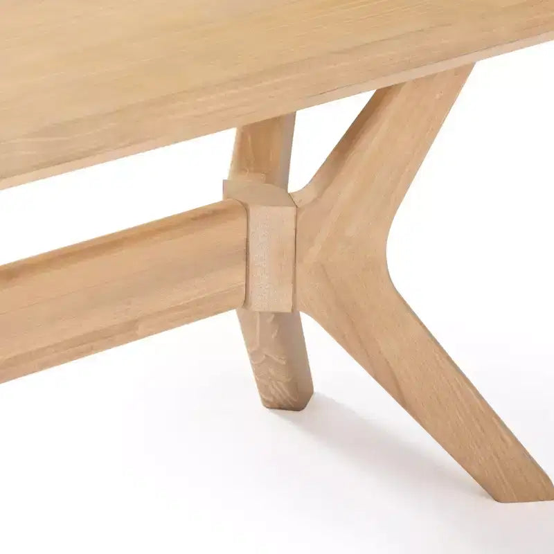 Banc de salle à manger en bois massif 122 cm, banc d'entrée et de chambre minimaliste