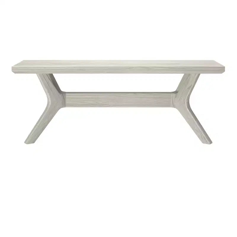 Banc de salle à manger en bois massif 122 cm, banc d'entrée et de chambre minimaliste